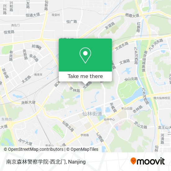 南京森林警察学院-西北门 map
