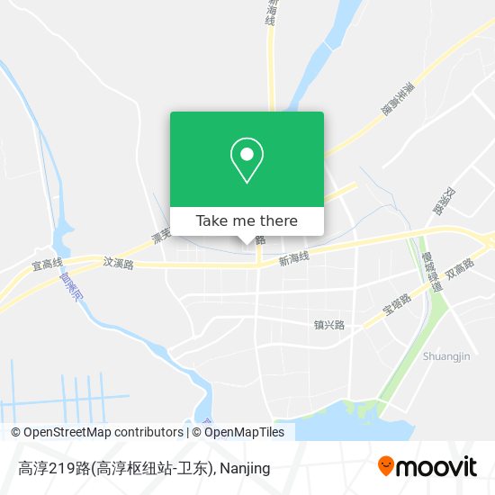 高淳219路(高淳枢纽站-卫东) map