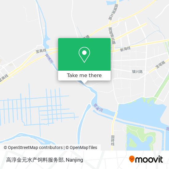 高淳金元水产饲料服务部 map