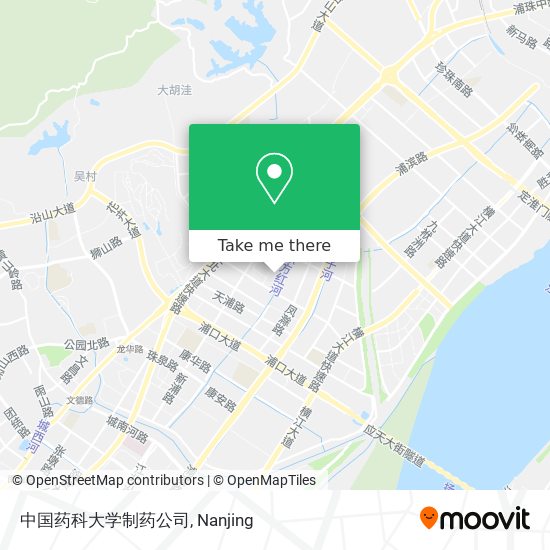 中国药科大学制药公司 map