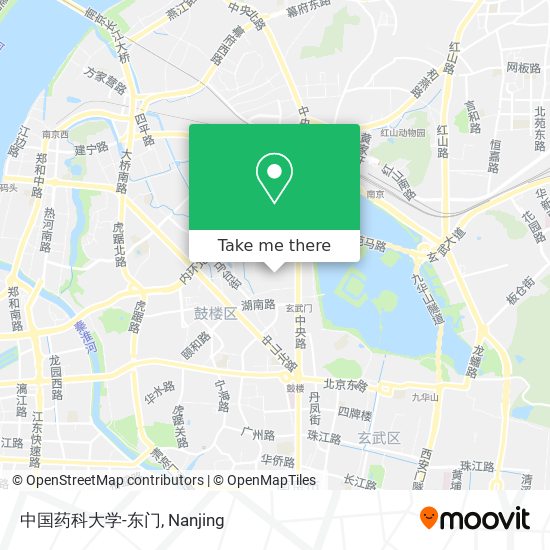 中国药科大学-东门 map