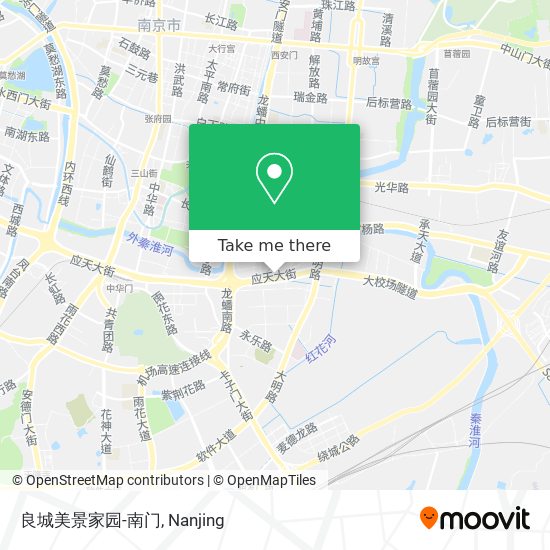 良城美景家园-南门 map