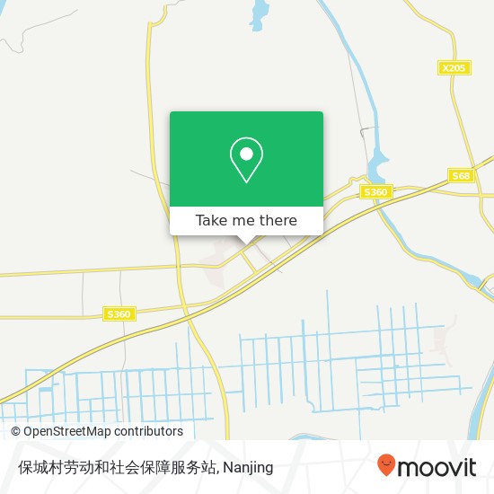 保城村劳动和社会保障服务站 map