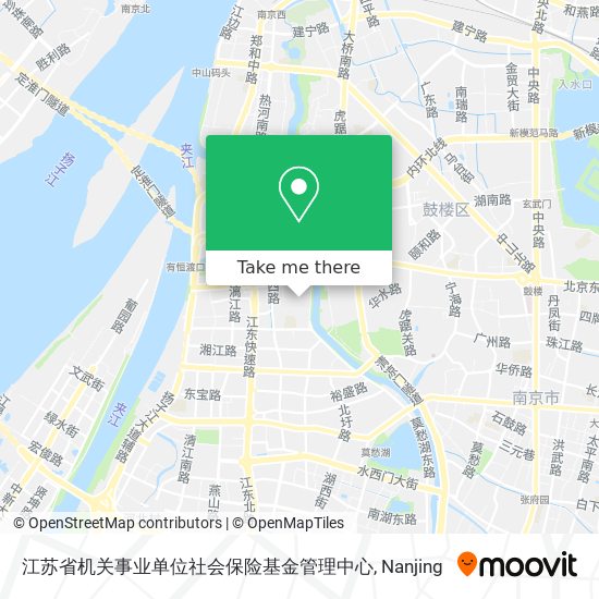 江苏省机关事业单位社会保险基金管理中心 map