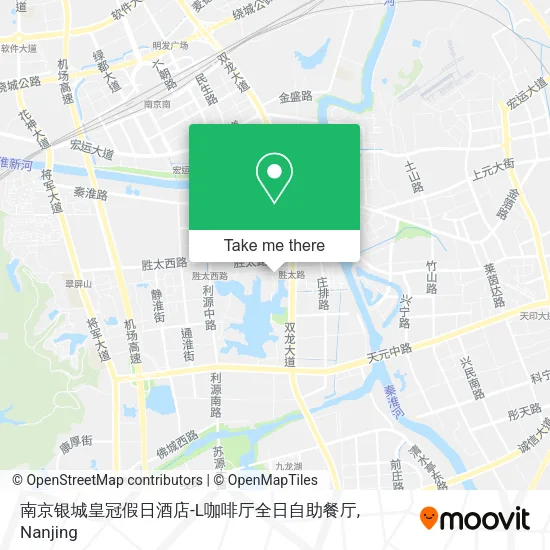 南京银城皇冠假日酒店-L咖啡厅全日自助餐厅 map