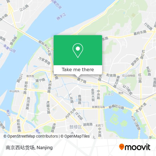 南京西站货场 map