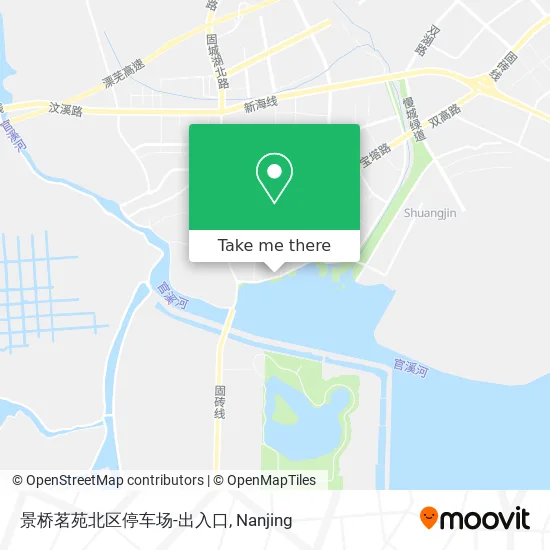 景桥茗苑北区停车场-出入口 map