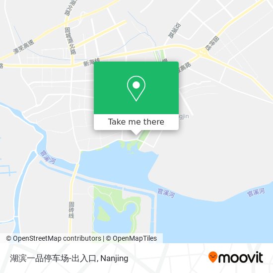 湖滨一品停车场-出入口 map