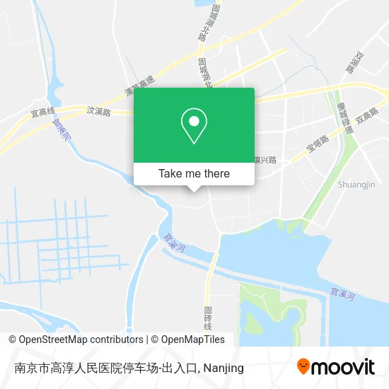 南京市高淳人民医院停车场-出入口 map