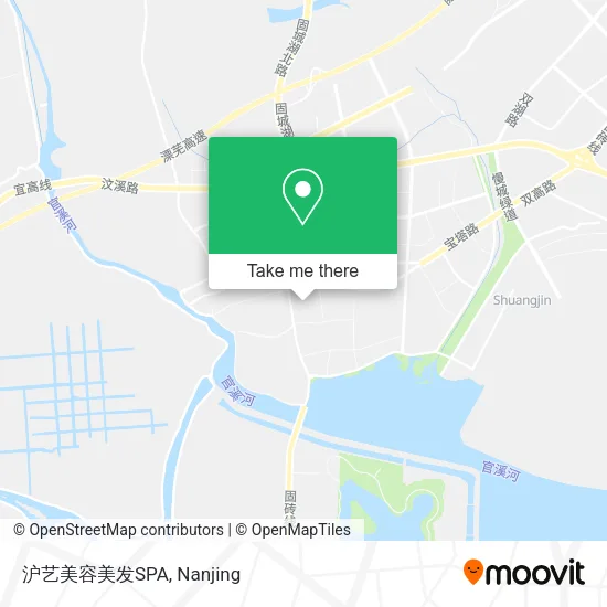 沪艺美容美发SPA map