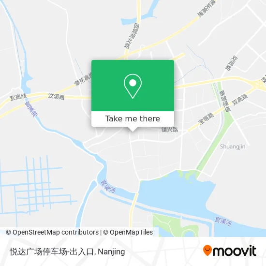 悦达广场停车场-出入口 map