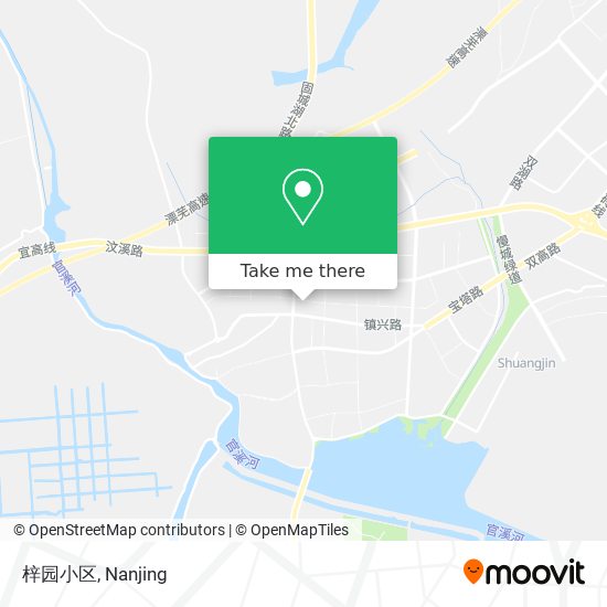 梓园小区 map