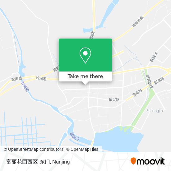 富丽花园西区-东门 map