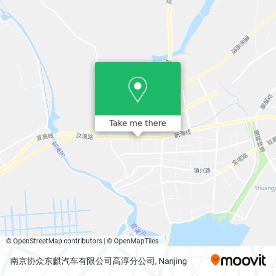 南京协众东麒汽车有限公司高淳分公司 map