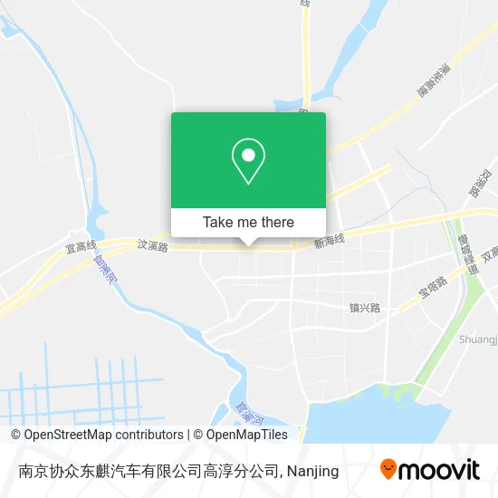 南京协众东麒汽车有限公司高淳分公司 map