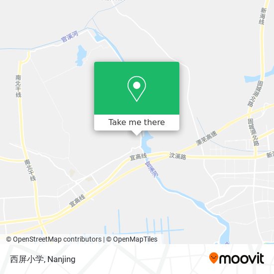 西屏小学 map