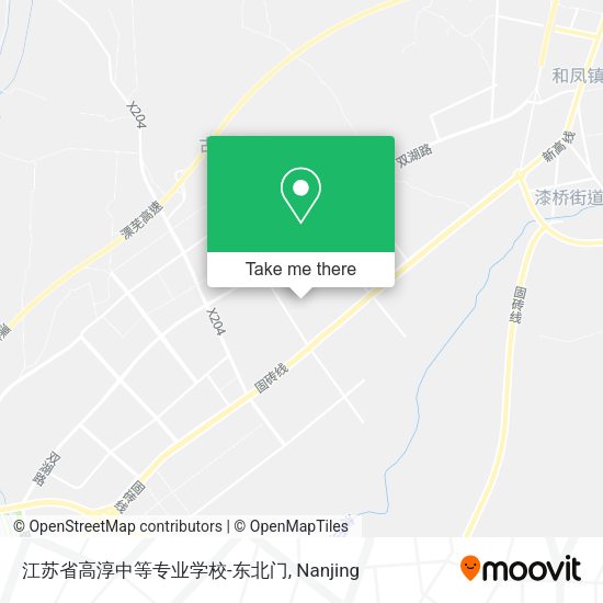江苏省高淳中等专业学校-东北门 map