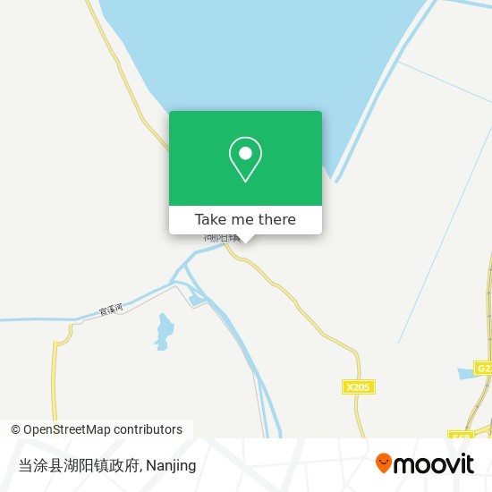 当涂县湖阳镇政府 map