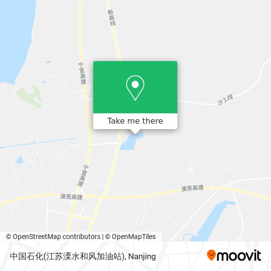 中国石化(江苏溧水和风加油站) map