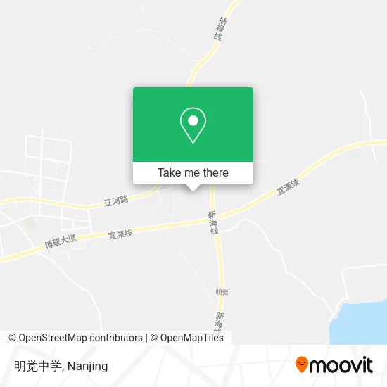 明觉中学 map