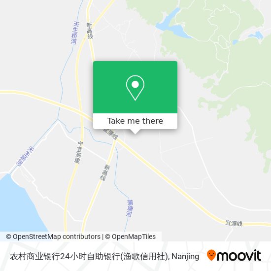 农村商业银行24小时自助银行(渔歌信用社) map
