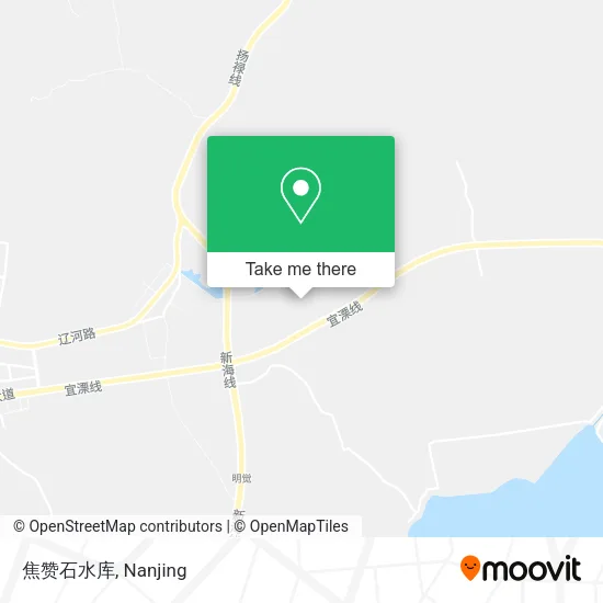 焦赞石水库 map