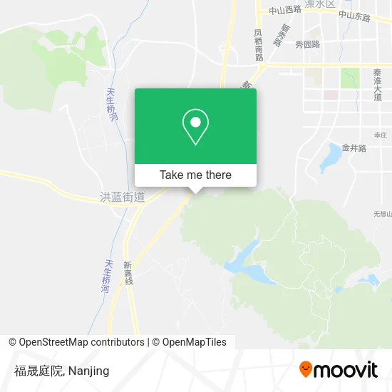 福晟庭院 map