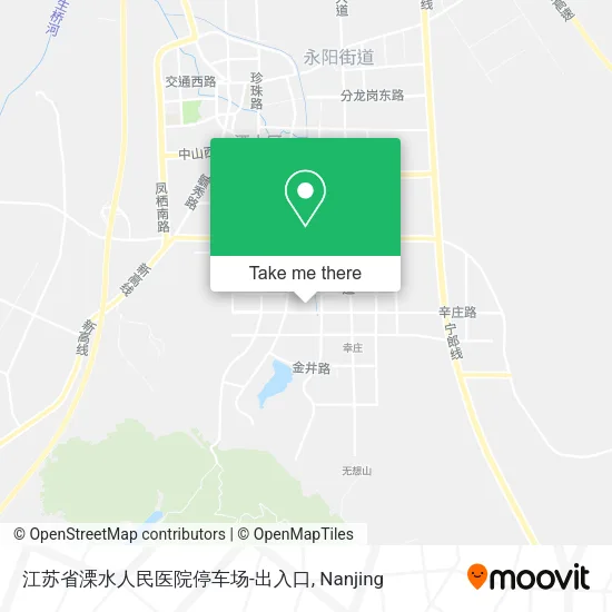 江苏省溧水人民医院停车场-出入口 map