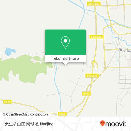 天生桥山庄-网球场 map
