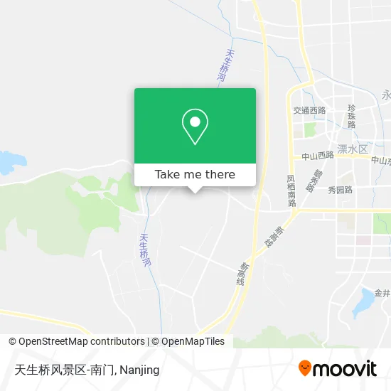 天生桥风景区-南门 map