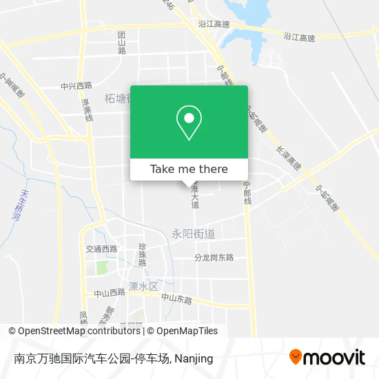 南京万驰国际汽车公园-停车场 map