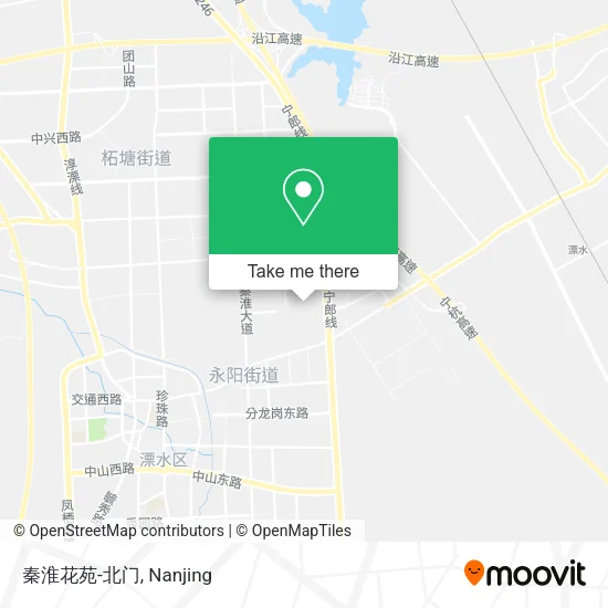 秦淮花苑-北门 map