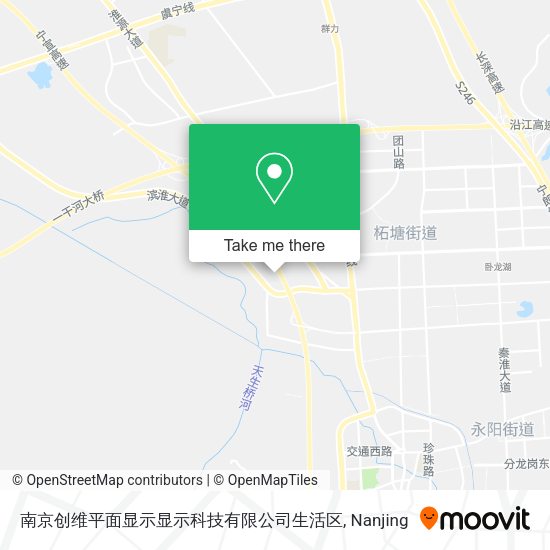 南京创维平面显示显示科技有限公司生活区 map