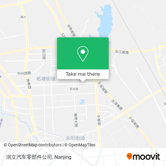 润立汽车零部件公司 map