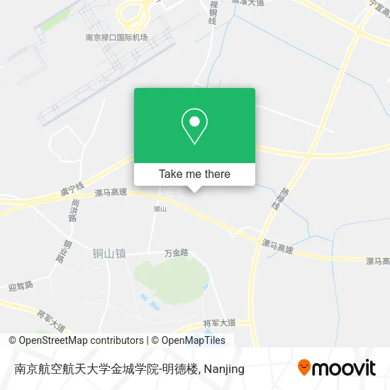 南京航空航天大学金城学院-明德楼 map