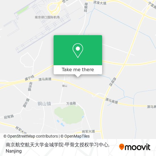 南京航空航天大学金城学院-甲骨文授权学习中心 map