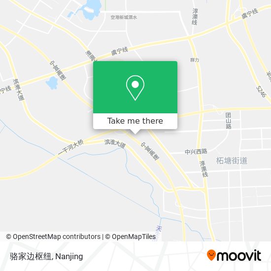骆家边枢纽 map