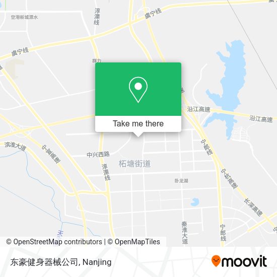 东豪健身器械公司 map