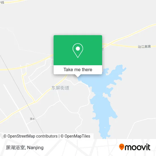 屏湖浴室 map