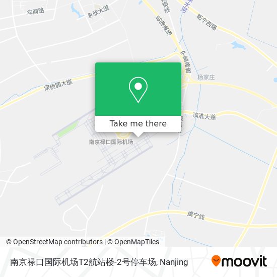 南京禄口国际机场T2航站楼-2号停车场 map