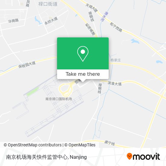 南京机场海关快件监管中心 map