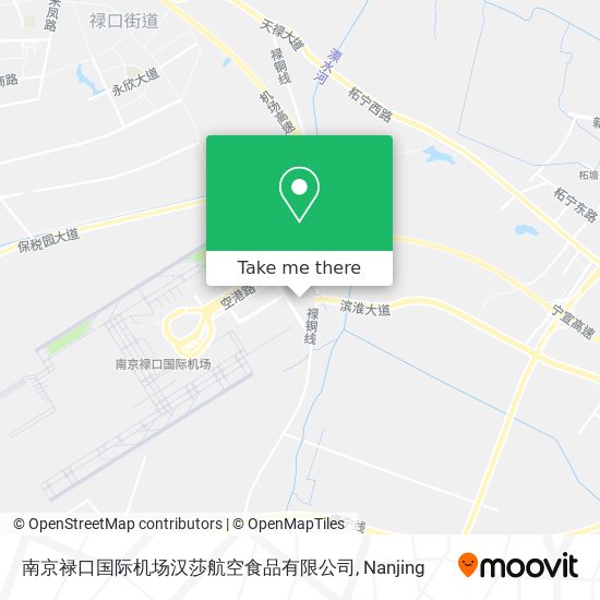 南京禄口国际机场汉莎航空食品有限公司 map