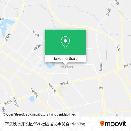 南京溧水开发区华桥社区居民委员会 map
