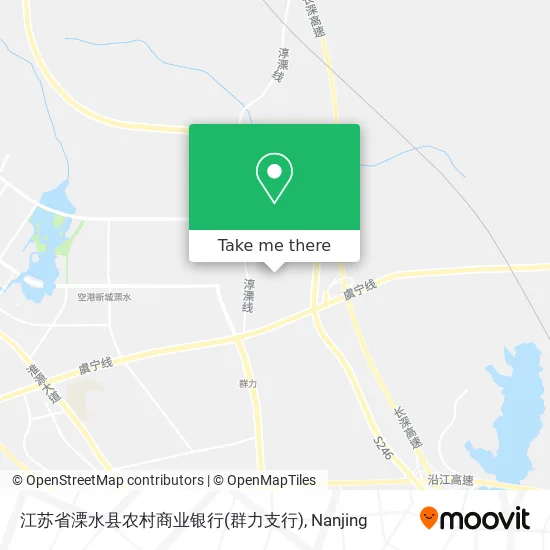 江苏省溧水县农村商业银行(群力支行) map