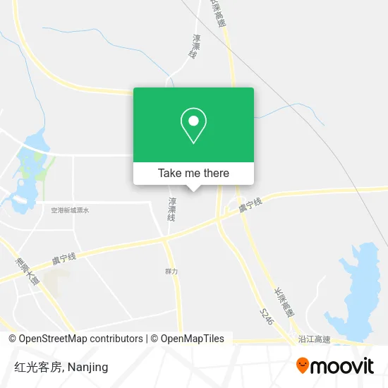 红光客房 map