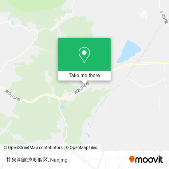 甘泉湖旅游度假区 map