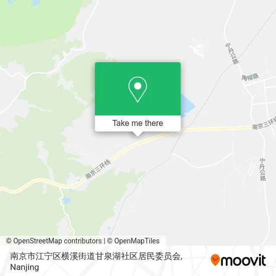 南京市江宁区横溪街道甘泉湖社区居民委员会 map