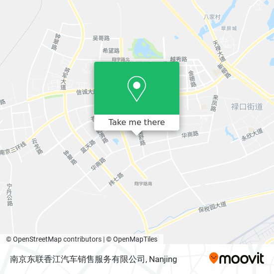 南京东联香江汽车销售服务有限公司 map