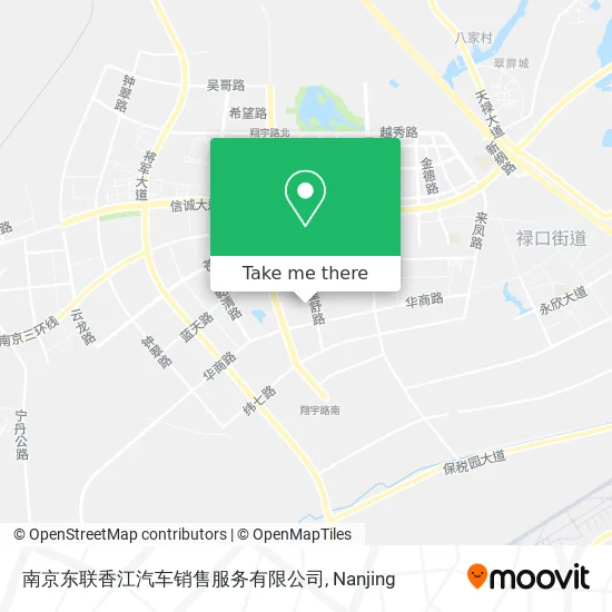 南京东联香江汽车销售服务有限公司 map