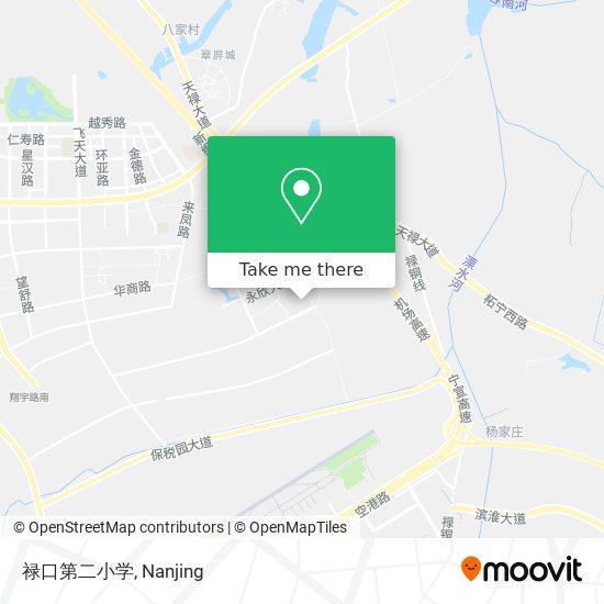 禄口第二小学 map